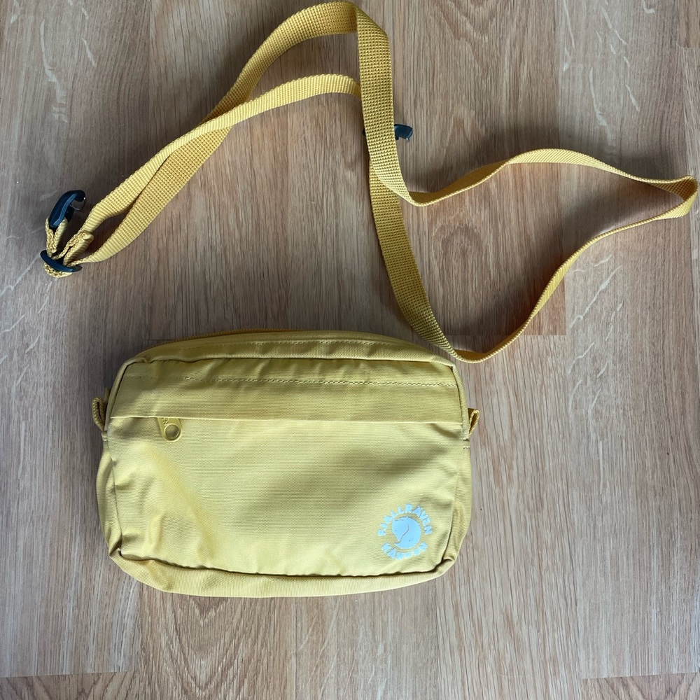 Fjallraven yellow hip pack!